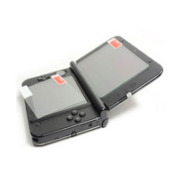 Top szkło hartowane ochrona ekranu LCD + dół PET jasne pełna ochrona telefonu folia ochronna dla konsoli Nintendo nowy 3DS XL/LL 3dsxl/3DSLL 3